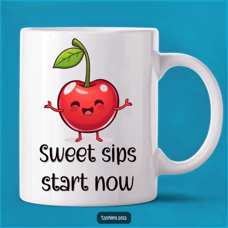 Funny Dancing Cherry Mug: A Hilarious Fruity Pal for Your Morning Coffee Joy