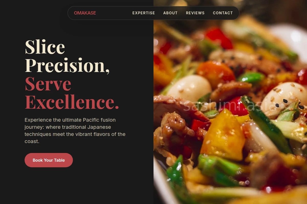 Pacific Asian Fusion Food