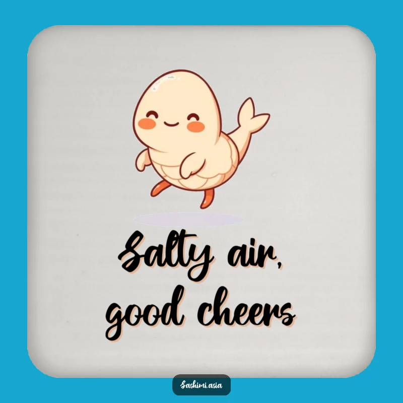 Funny Hopping Shrimp Coasters: Protect Your Surfaces with This Playful Sea Creature Set