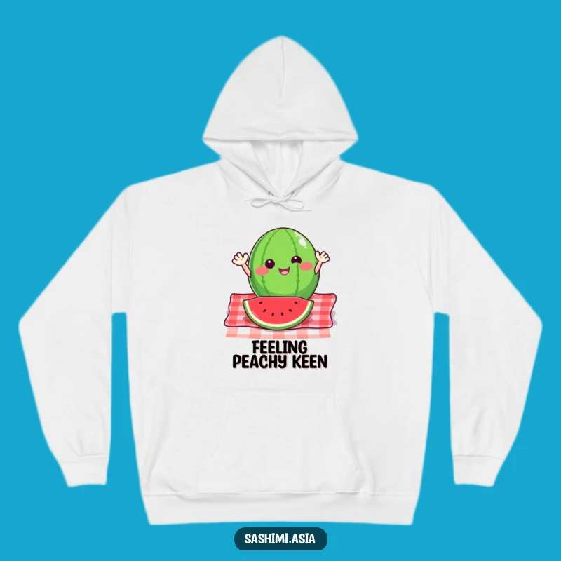 Funny Watermelon Hoodie: Cozy Summer Picnic Comfort Gift