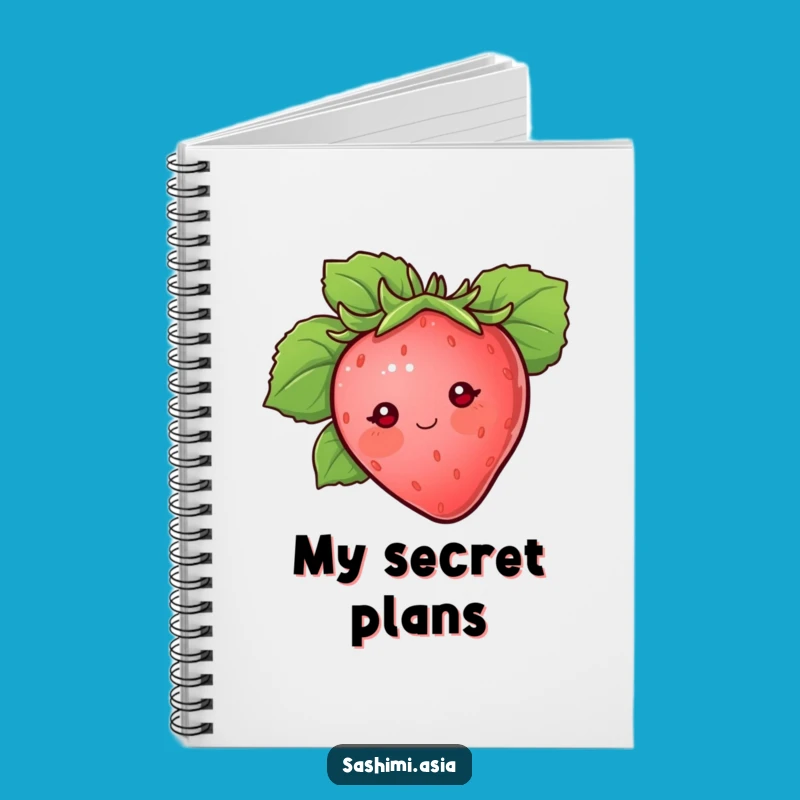 Funny Strawberry Notebook: Jot Down Sweet Ideas Gift