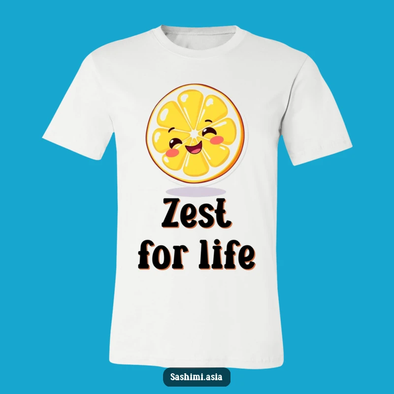 Funny Spinning Lemon T-Shirt: Wear Your Zest with This Cheerful Citrus Tee